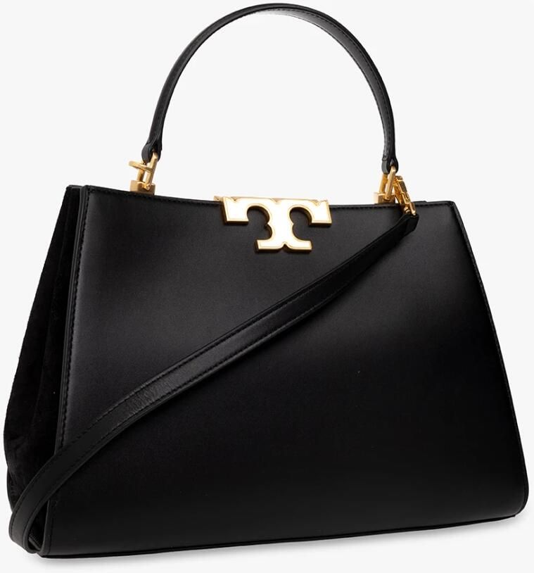 TORY BURCH Eleanor Leren Crossbody Tas Zwart Black Dames - Foto 5