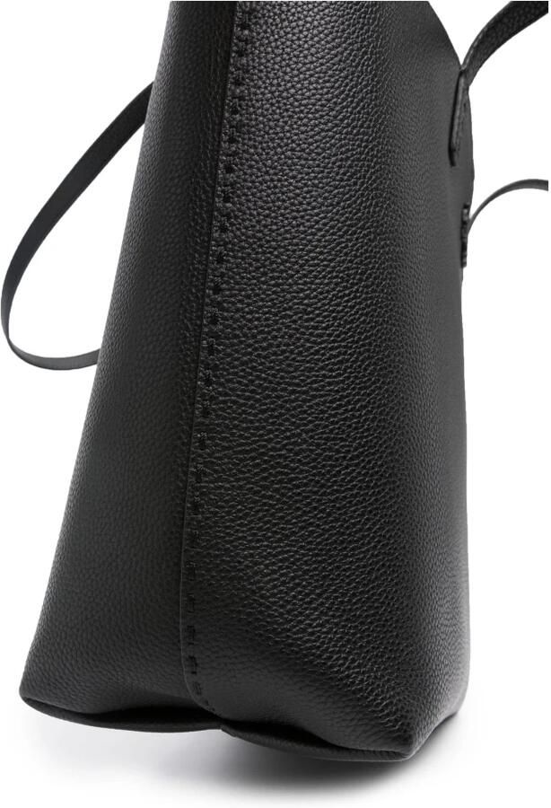 TORY BURCH Totes Mcgraw' Black Tote Bag Wit Double T Detail In Grai in zwart - Foto 2