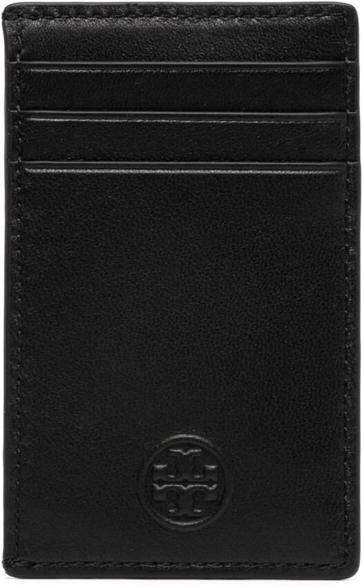 TORY BURCH Elegante Zwarte Schapenleren Portemonnee Black Dames - Foto 3