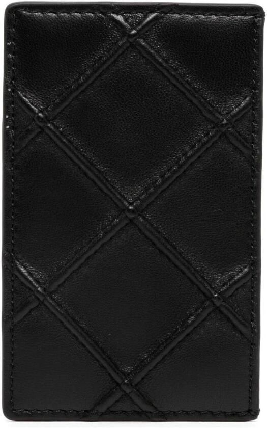 TORY BURCH Elegante Zwarte Schapenleren Portemonnee Black Dames - Foto 2