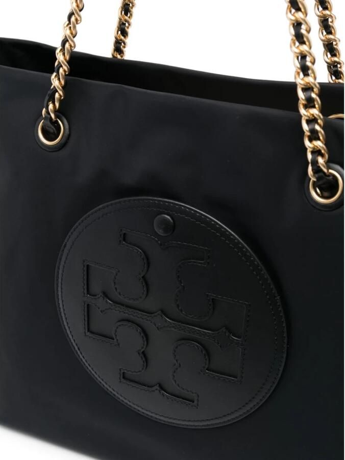 TORY BURCH Ella Chain Tote Stijlvolle en Functionele Schoudertas Black Dames - Foto 5