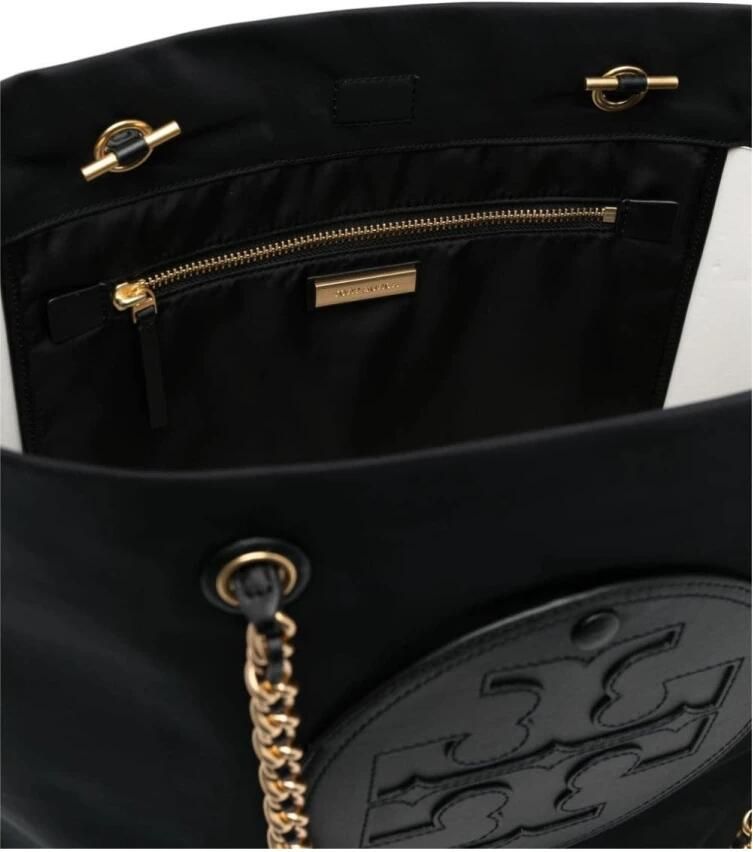 TORY BURCH Ella Chain Tote Stijlvolle en Functionele Schoudertas Black Dames - Foto 3