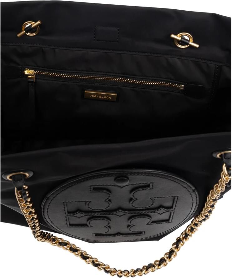 TORY BURCH Ella Chain Tote Stijlvolle en Functionele Schoudertas Black Dames - Foto 2
