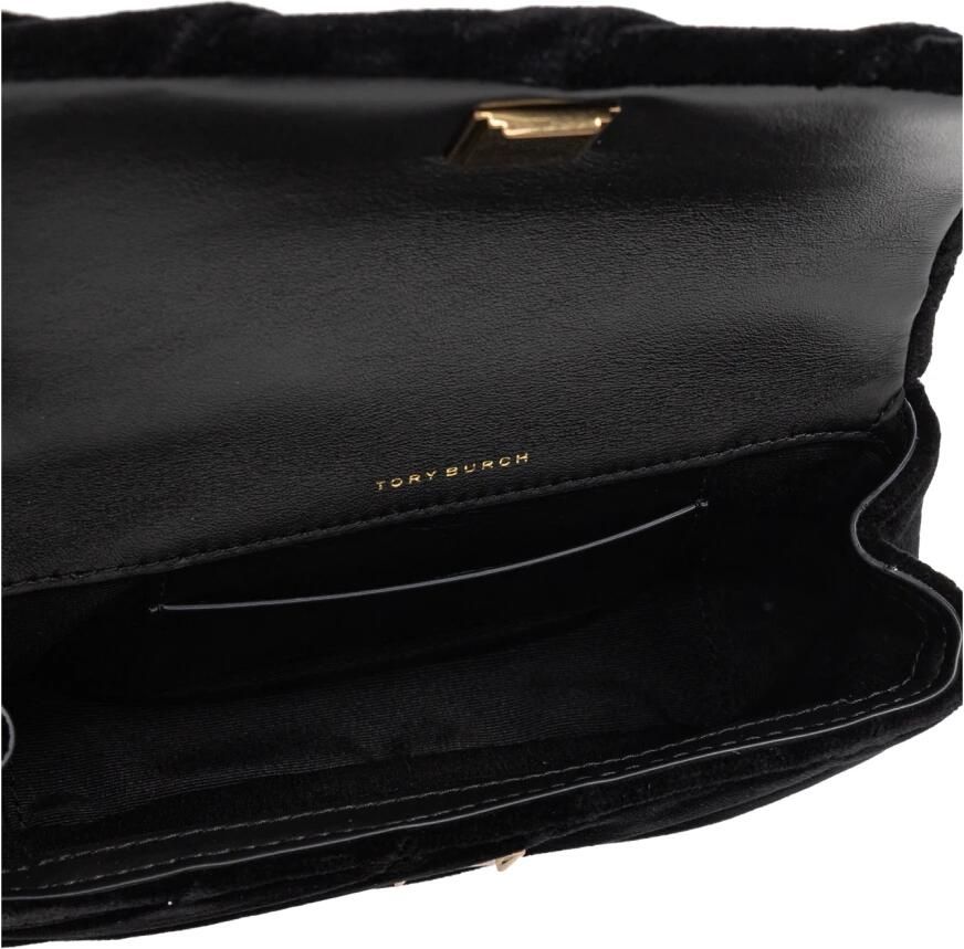 TORY BURCH Crossbody bags Kira Draped Velvet Mini Flap Bag in zwart - Foto 2
