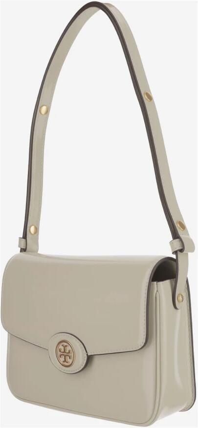 TORY BURCH Crossbody bags Robinson Spazzolato Convertible Shoulder Bag in beige - Foto 17