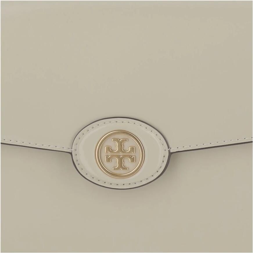 TORY BURCH Crossbody bags Robinson Spazzolato Convertible Shoulder Bag in beige - Foto 4