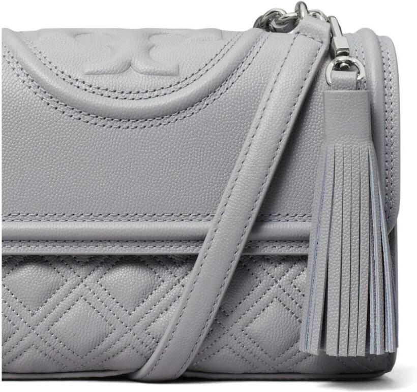 TORY BURCH Crossbody bags Fleming Soft Grain Small Convertible Shoulder Bag in grijs - Foto 2