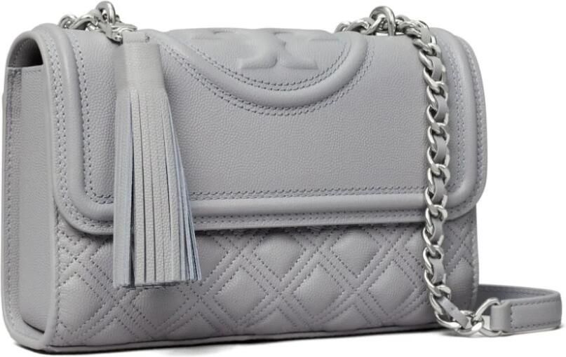 TORY BURCH Crossbody bags Fleming Soft Grain Small Convertible Shoulder Bag in grijs - Foto 3