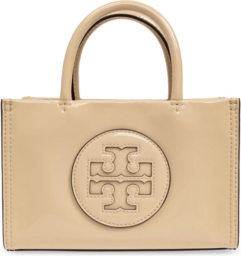 TORY BURCH Totes & shoppers Ella Bio Mini Shopper Bag Nylon Beige in beige