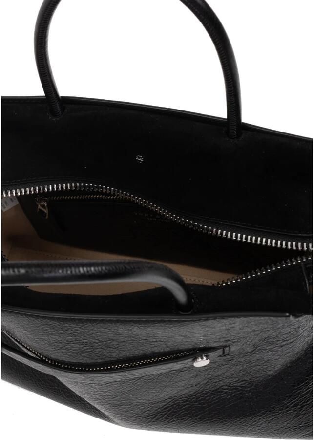 TORY BURCH Hobo bags Mercer Satchel Purse Leather Black in zwart - Foto 4