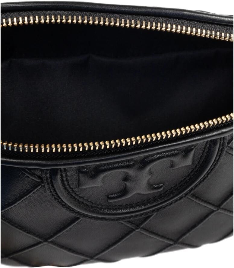 TORY BURCH Zwarte leren heuptas met diamantpatroon Black Dames - Foto 2