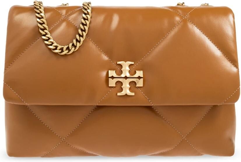 TORY BURCH Crossbody bags Kira Diamond Quilt Convertible Shoulder Bag in cognac - Foto 10