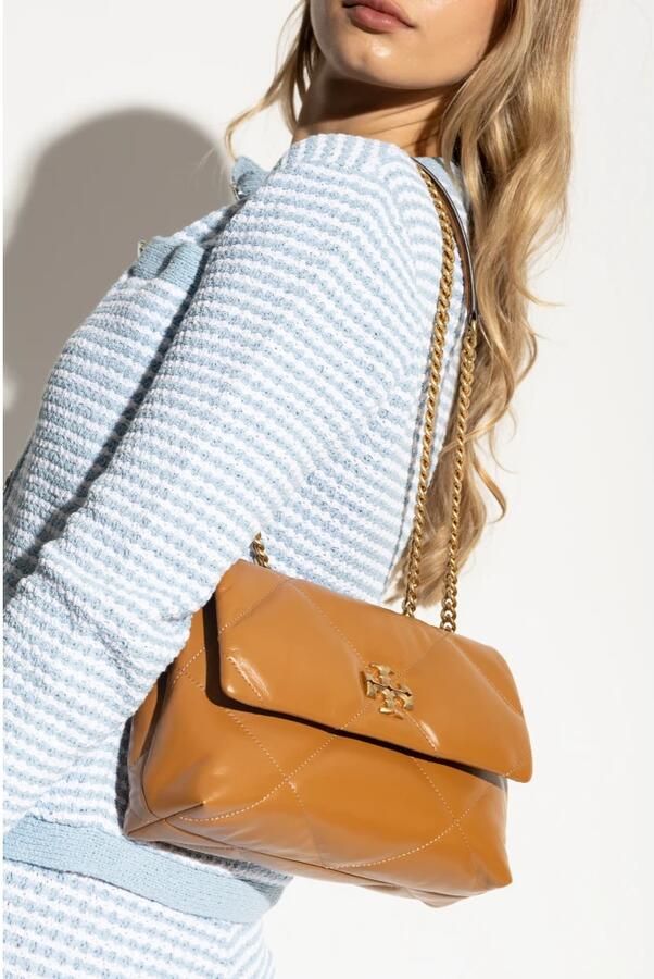 TORY BURCH Crossbody bags Kira Diamond Quilt Small Convertible Shoulder Bag in bruin - Foto 9