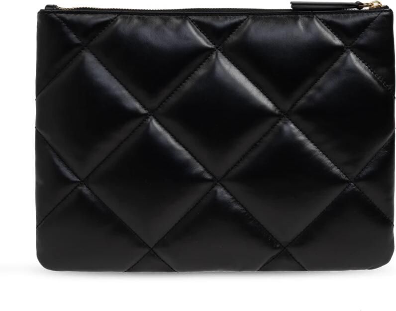 TORY BURCH Zwarte Nappa Chevron Gewatteerde Crossbody Tas Black Dames - Foto 8