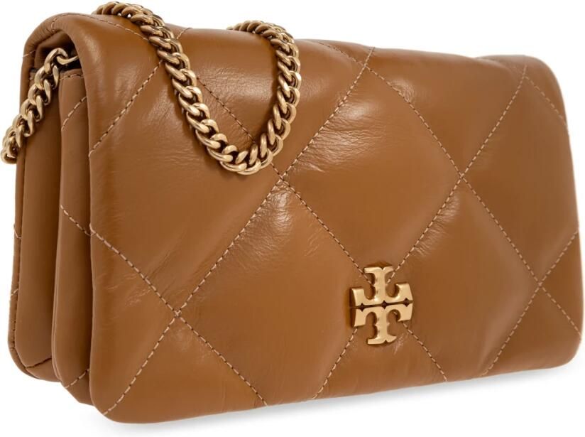 TORY BURCH Crossbody bags Kira Diamond Quilted Logo Shoulder Bag in bruin - Foto 4
