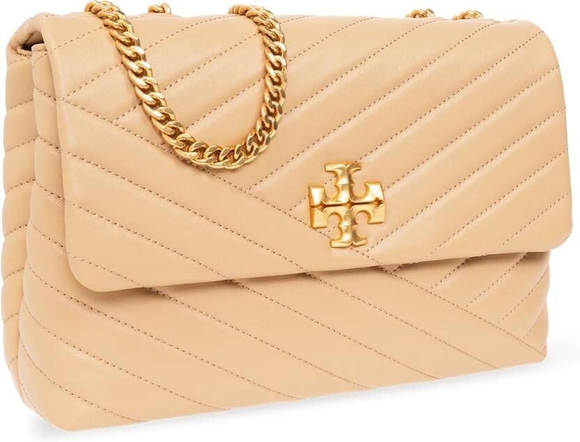 TORY BURCH Shoppers Kira Chevron Convertible Bag Leather Desert Du in beige - Foto 12
