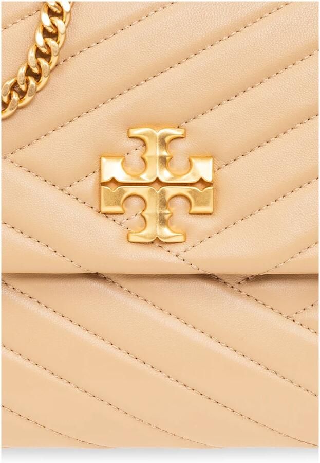 TORY BURCH Shoppers Kira Chevron Convertible Bag Leather Desert Du in beige - Foto 8