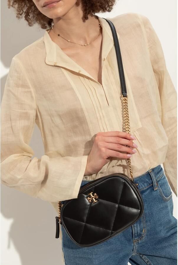 TORY BURCH Crossbody bags Kira Diamond Quilt Camera Bag in zwart
