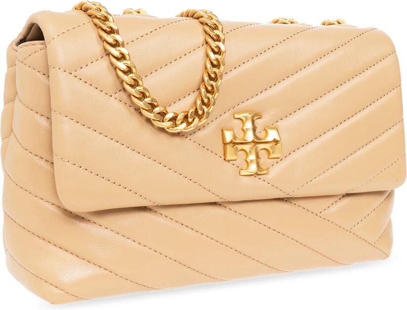 TORY BURCH Shoppers Kira Chevron Small Convertible Bag Leather Des in bruin - Foto 12