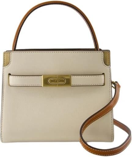 TORY BURCH Multicolor lederen Double Lee Radziwill handtas Beige Dames
