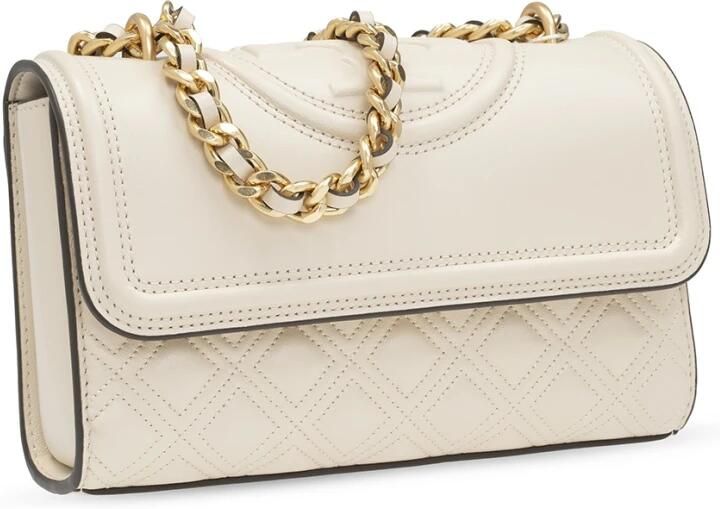 TORY BURCH Kleine fleming cabriolet schoudertas Beige Dames - Foto 9