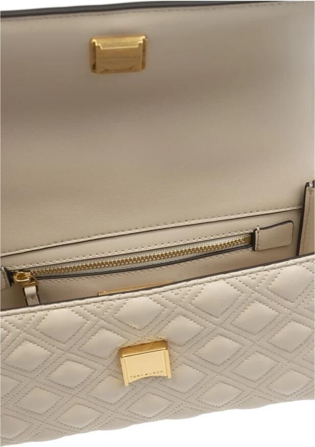 TORY BURCH Kleine fleming cabriolet schoudertas Beige Dames - Foto 5