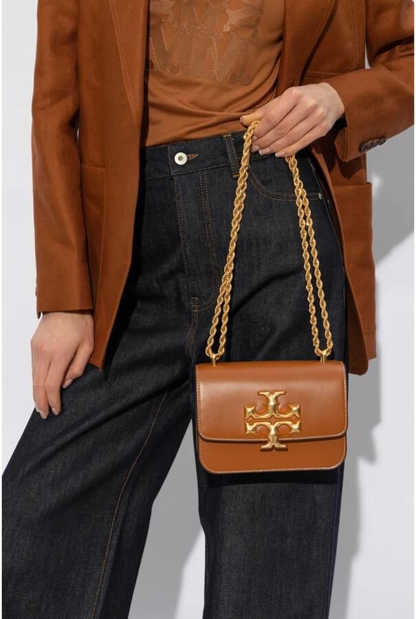 TORY BURCH Crossbody bags Eleanor Small Convertible Shoulder Bag in cognac - Foto 5