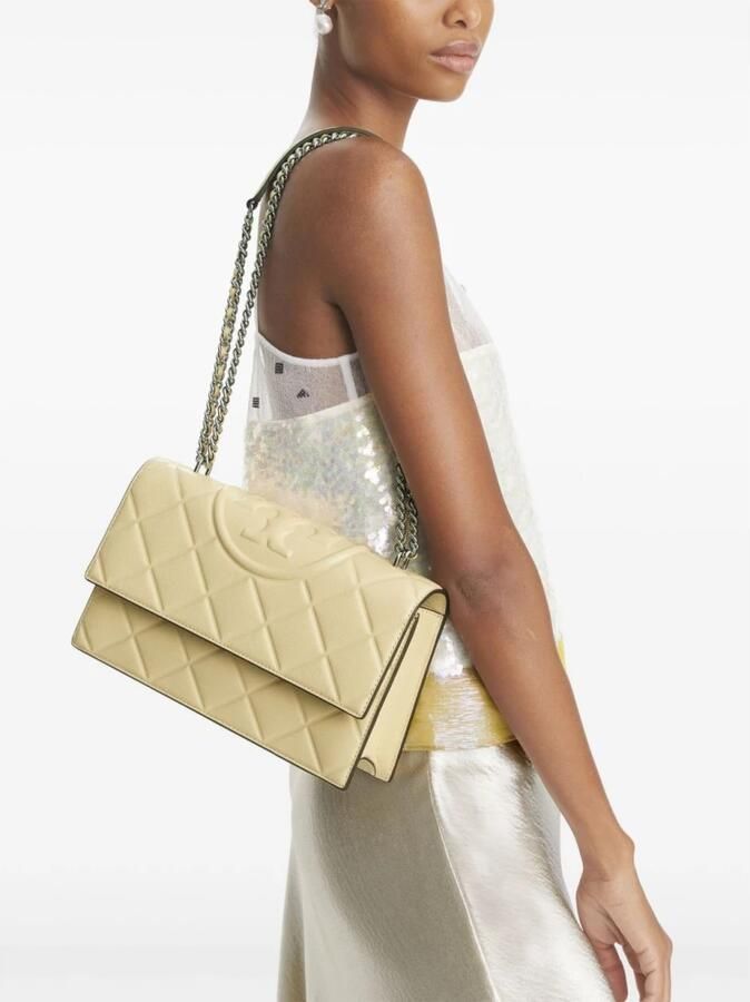 TORY BURCH Crossbody bags Fleming Convertible Shoulder Bag in beige - Foto 5