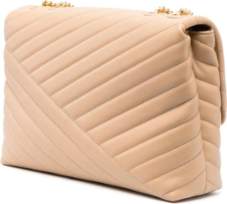 TORY BURCH Shoppers Kira Chevron Convertible Bag Leather Desert Du in beige - Foto 9