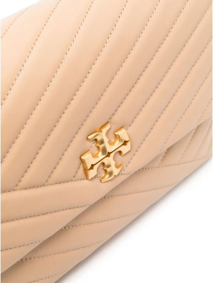 TORY BURCH Shoppers Kira Chevron Convertible Bag Leather Desert Du in beige - Foto 4