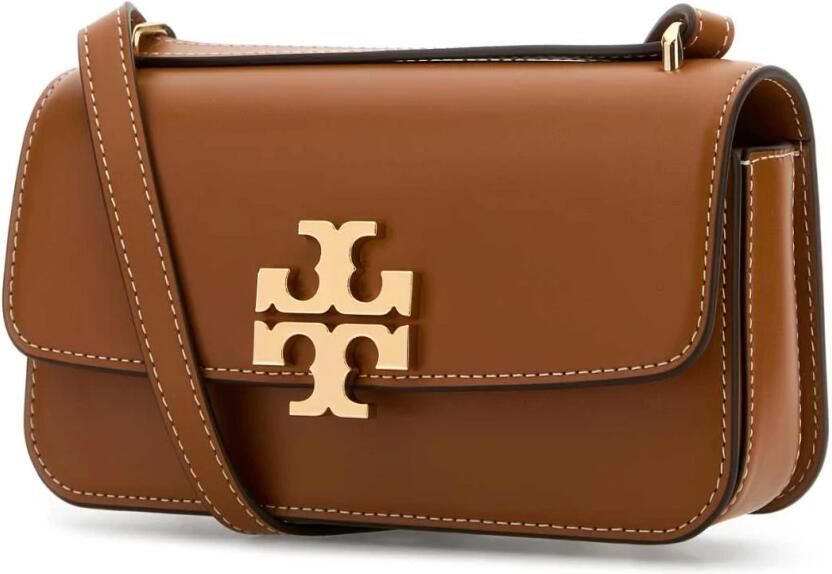 TORY BURCH Omkeerbare schoudertas in Eleanor-stijl Brown Dames