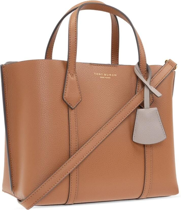 TORY BURCH Shoppers & Totes Perry Triple-Compartment Small Tote in cognac - Foto 5