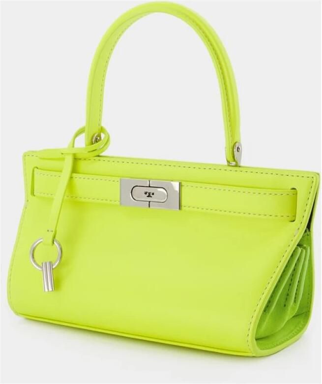 TORY BURCH Shoppers Petite Lee Radziwill Cat Eye Bag Yellow Leath in geel - Foto 4