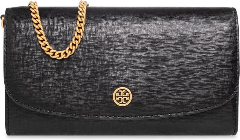 TORY BURCH Zwarte Robinson Chain Portemonnee Black Dames - Foto 7
