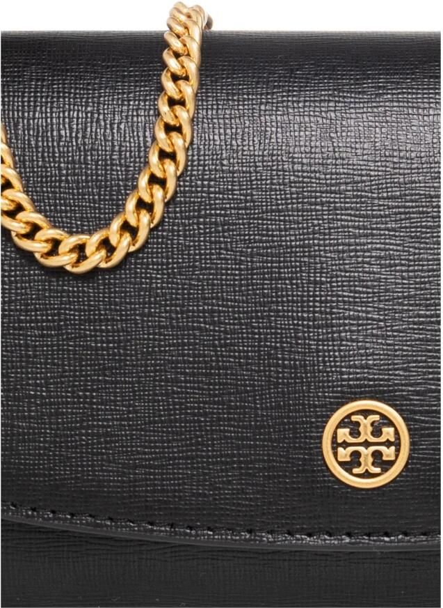 TORY BURCH Zwarte Robinson Chain Portemonnee Black Dames - Foto 4