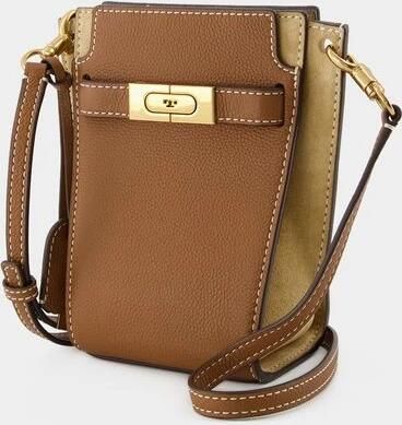 TORY BURCH Shoppers Lee Radziwill Hobo Bag Œil De Tigre Leather in bruin - Foto 3