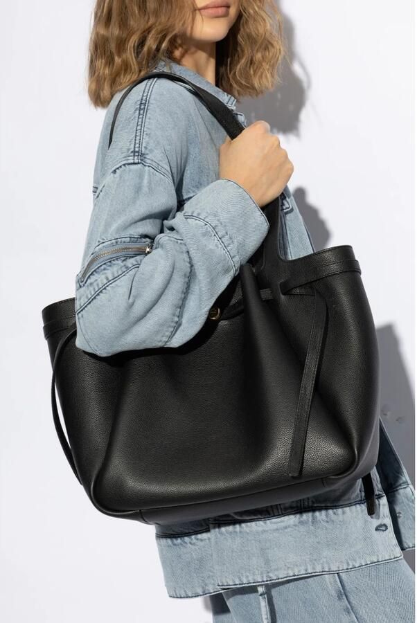 TORY BURCH Shoppers & Totes Romy Pebbled Tote in zwart - Foto 4