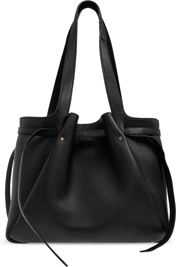 TORY BURCH Shoppers & Totes Romy Pebbled Tote in zwart - Foto 5