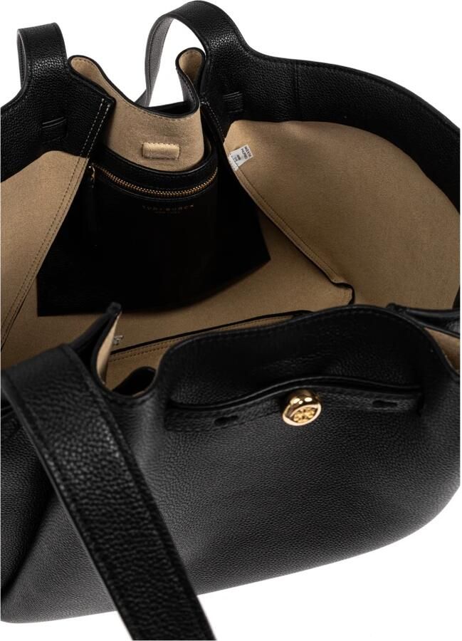 TORY BURCH Shoppers & Totes Romy Pebbled Tote in zwart - Foto 2