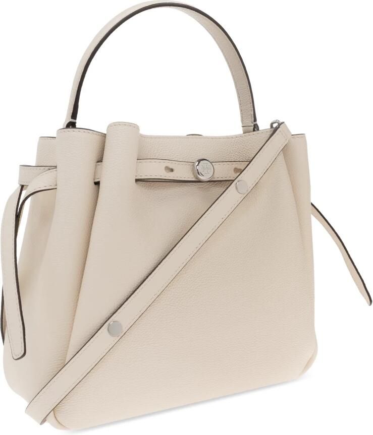 TORY BURCH Bucket bags Romy Pebbled Bucket Bag in crème - Foto 2