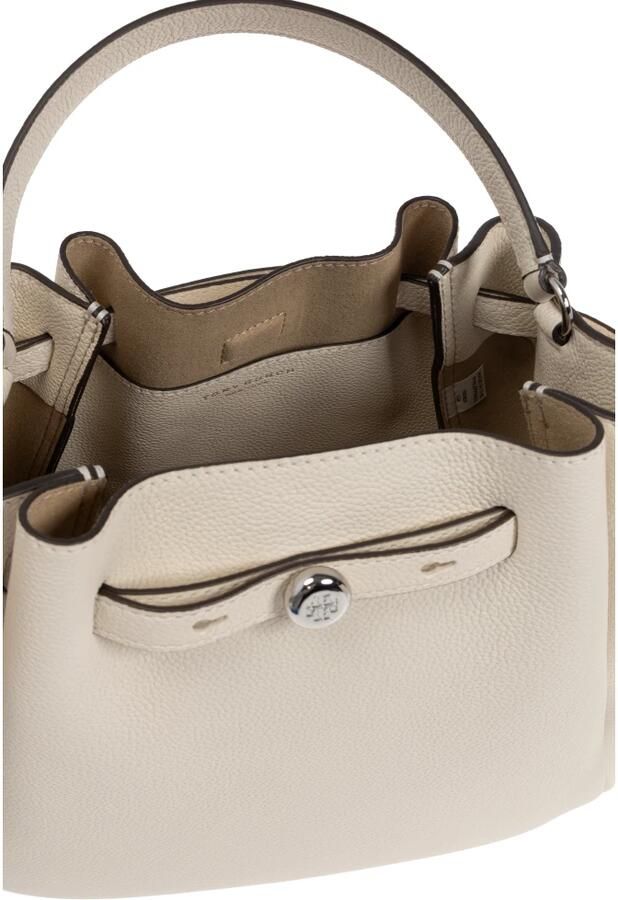 TORY BURCH Bucket bags Romy Pebbled Bucket Bag in crème - Foto 4
