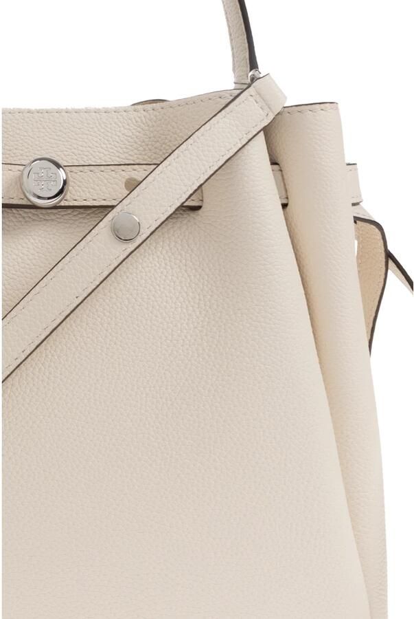 TORY BURCH Bucket bags Romy Pebbled Bucket Bag in crème - Foto 5