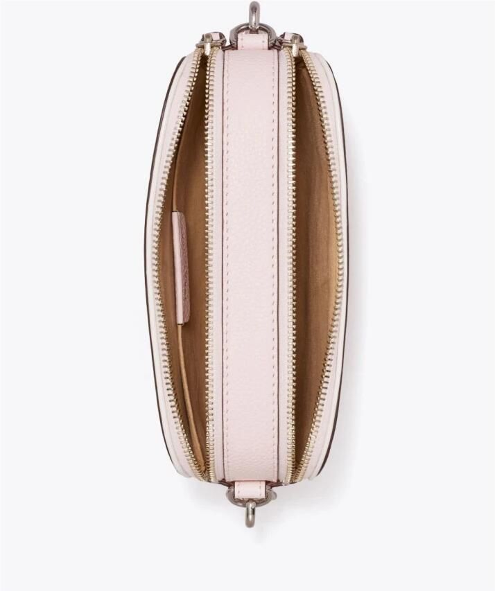 TORY BURCH Crossbody bags Miller Patent Border Mini Crossbody Bag in poeder roze - Foto 5