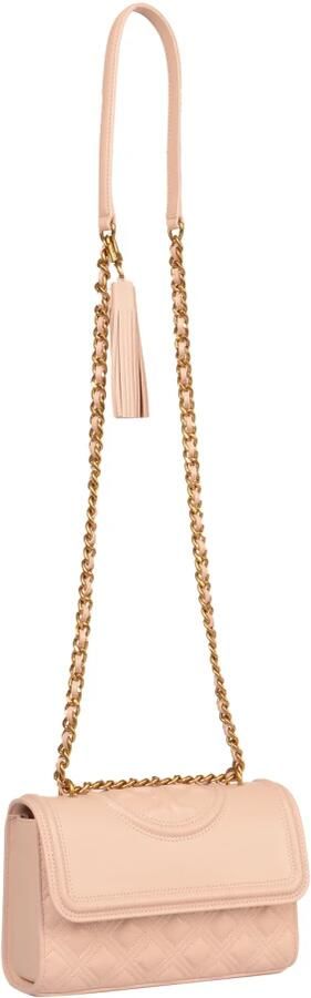 TORY BURCH Crossbody bags Fleming Soft Grain Small Convertible Shoulder Bag in poeder roze - Foto 4