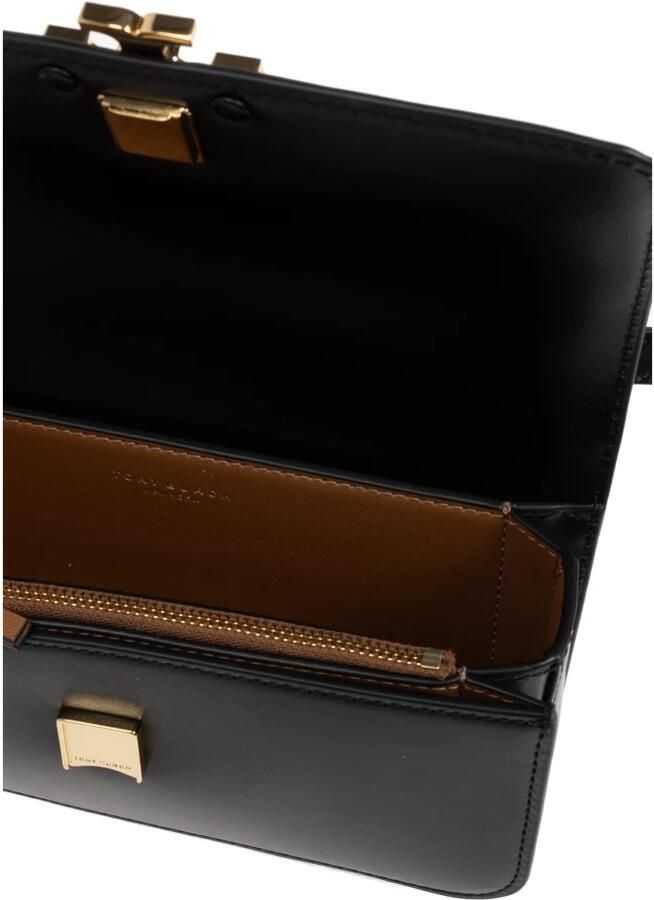 TORY BURCH Hobo bags Small Black Calf Leather Eleanor Crossbody Bag in zwart - Foto 5