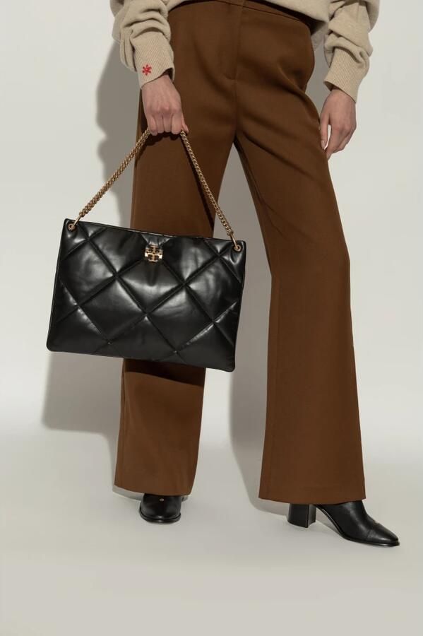 TORY BURCH Zwarte Schoudertas met Ketting en Magneetsluiting Black Dames - Foto 5