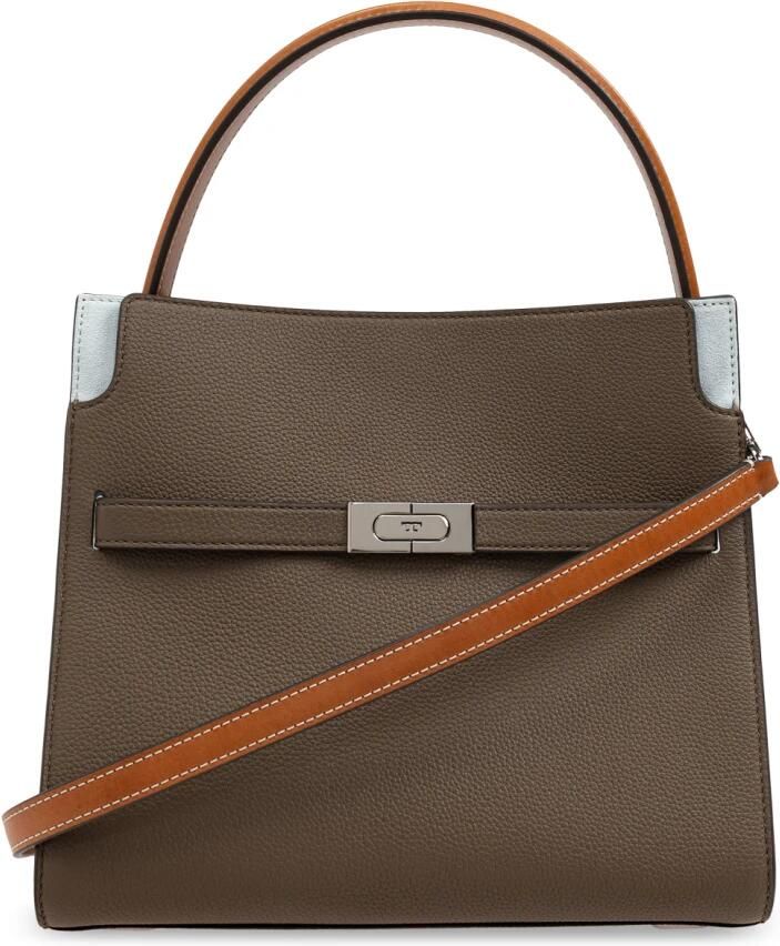 TORY BURCH Crossbody bags Lee Radziwill Pebbled Color-Block Small Double Bag in meerkleurig - Foto 4