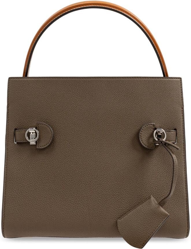 TORY BURCH Crossbody bags Lee Radziwill Pebbled Color-Block Small Double Bag in meerkleurig - Foto 6