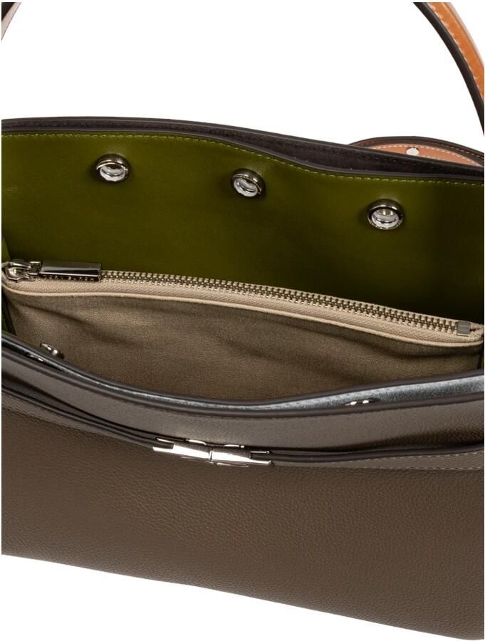 TORY BURCH Crossbody bags Lee Radziwill Pebbled Color-Block Small Double Bag in meerkleurig - Foto 5