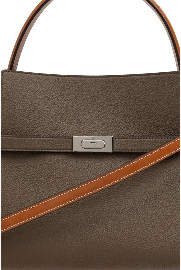 TORY BURCH Crossbody bags Lee Radziwill Pebbled Color-Block Small Double Bag in meerkleurig - Foto 8